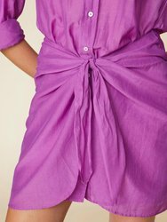 Arly Mini Dress In Purple Sapphire