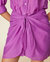 Arly Mini Dress In Purple Sapphire