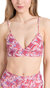 Bensyn Bikini Top In Ruby Petal - Ruby Petal