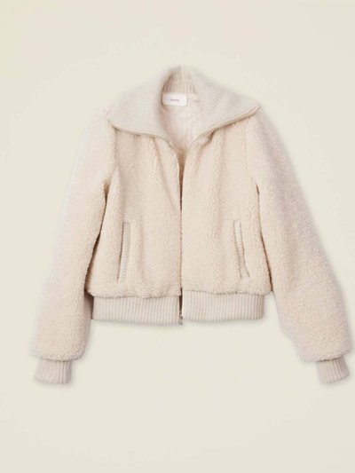 Xirena Dane Sherpa Jacket In Soft Pebble product