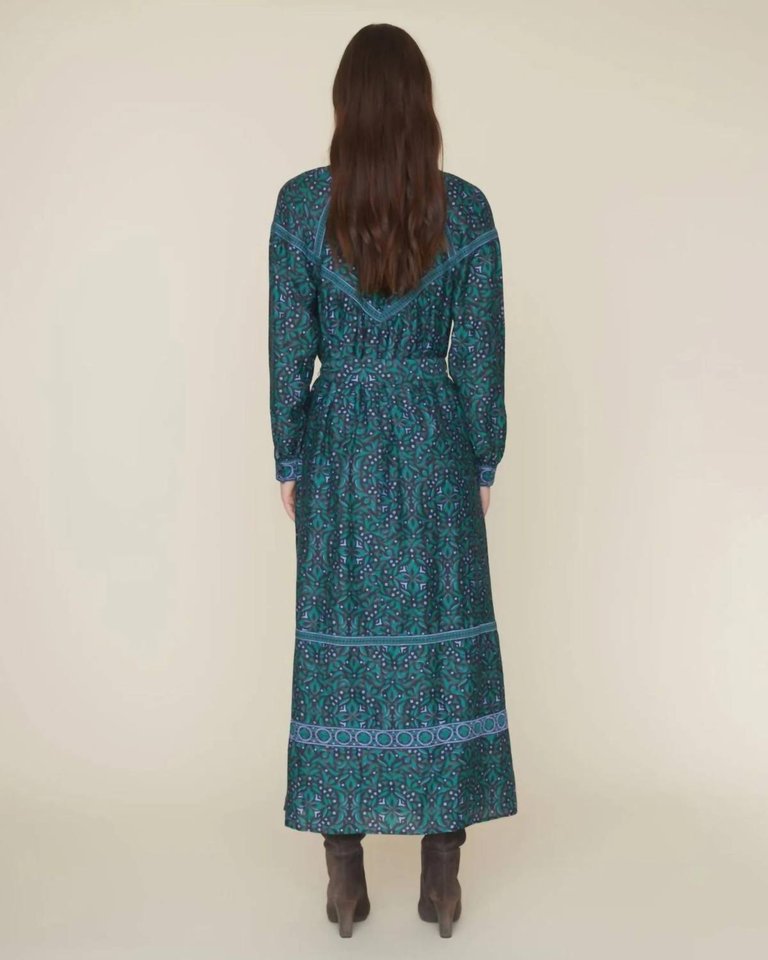 Isobel Maxi Dress In Green Smoke