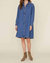 Keegan Denim Dress In Nightingale - Nightingale