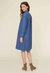 Keegan Denim Dress In Nightingale