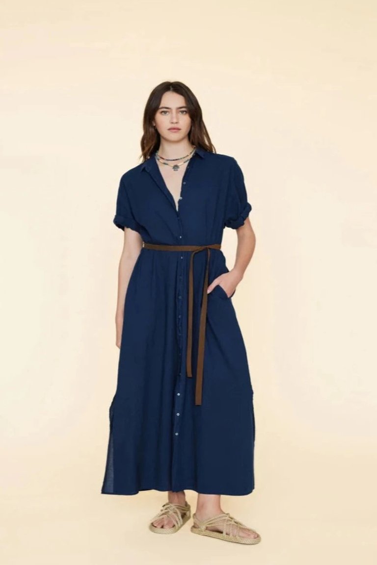 Linnet Dress Navy - Navy