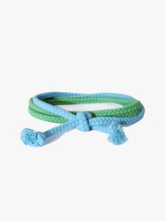 Ombre Rope Belt - Aqua Palm