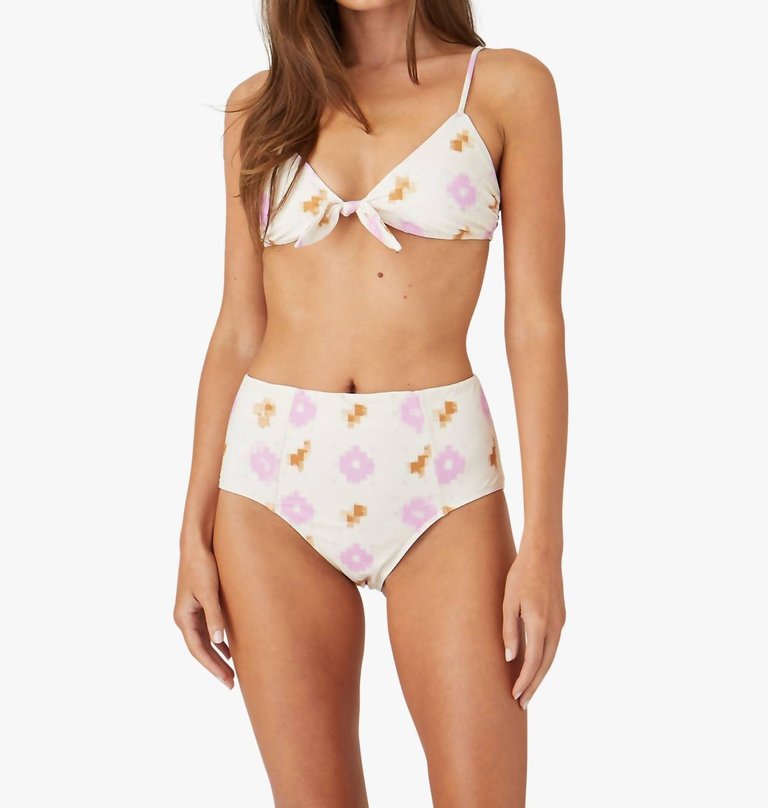 Serena Bikini Bottom - Lilac Ikat