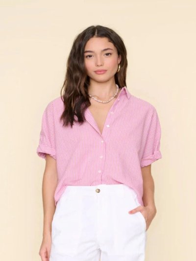 Xirena Teddy Shirt Rose Dawn Stripe product