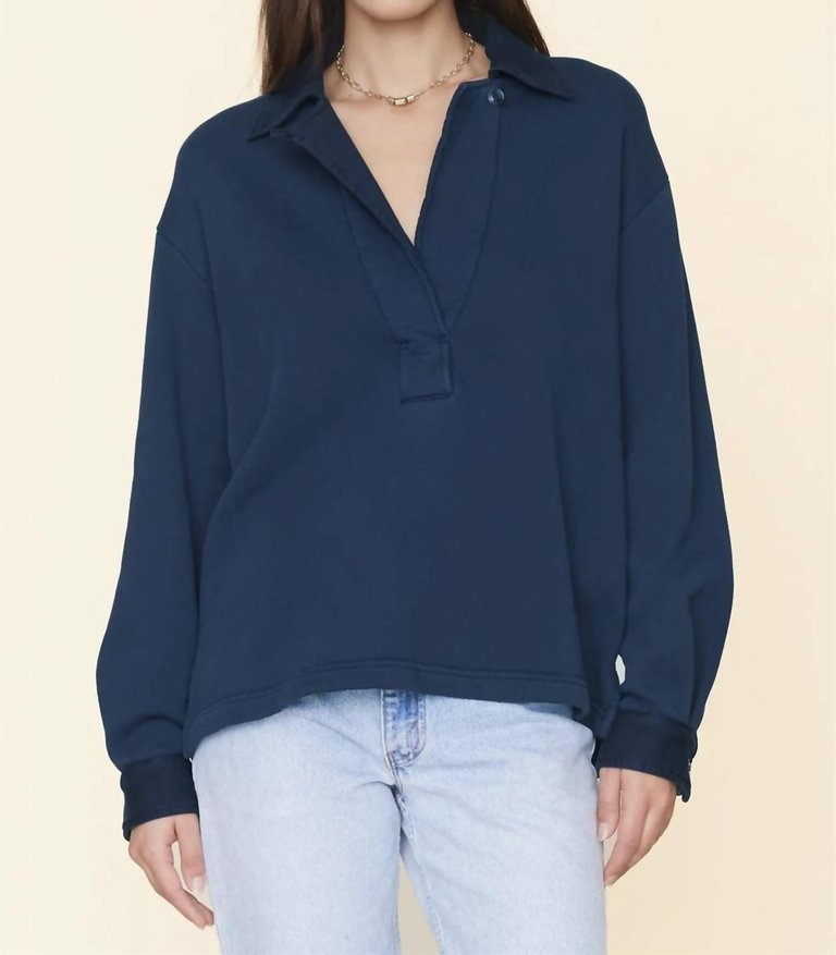 Women's Dawn Sweatshirt In Rain Blue