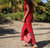 Tahiti Mumu Dress In Red