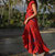 Tahiti Wrap Dress In Red