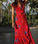 Tahiti Wrap Dress In Red