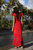 Tahiti Wrap Dress In Red