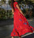 Tahiti Wrap Dress In Red