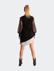 Nastia Zip Asymmetrical Dress