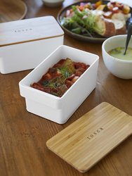 Airtight Food Storage Container - Bamboo Lid