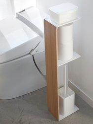 Bathroom Organizer - Steel + Wood