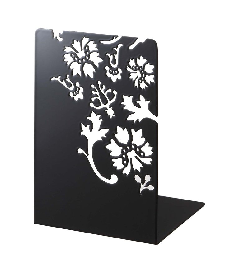 Bookends (Set Of 2) - Two Sizes - Steel - Black