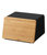 Bread Box With Cutting Board Lid - Steel + Wood