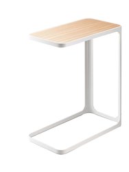 C Side Table (20" H) - Steel - White