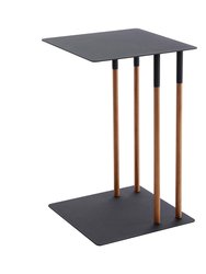 C Side Table (22" H) - Steel - Black