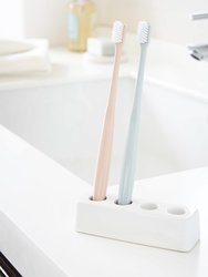 Ceramic Toothbrush Stand - White