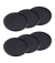 Coasters (Set Of 6) - Two Styles - Silicone - Black