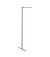 Corner Leaning Coat Hanger, 63" H - Steel And Wood