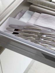 Cutlery Organizer - Three Styles - White