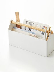 Desk Organizer - Steel + Wood