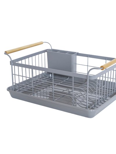 Yamazaki Home Dish Rack - Steel And Wood product