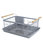 Dish Rack - Steel And Wood - Gray