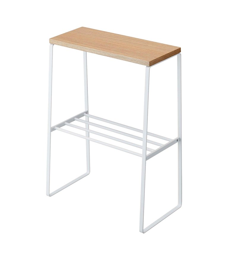 End Table (22" H)  - Steel + Wood