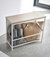 Entryway Storage Organizer, 18" H - Steel And Wood