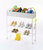 Entryway Storage Organizer, 29.33" H - Steel