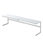 Expandable Countertop Shelf - Steel - White