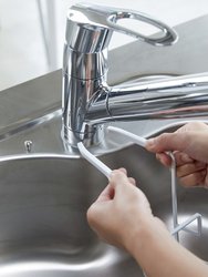 Faucet-Hanging Sponge Holder - Two Sizes - Steel