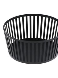 Fruit Basket - Two Sizes - Steel - Black