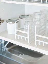 Glass And Mug Cabinet Organizer - Steel