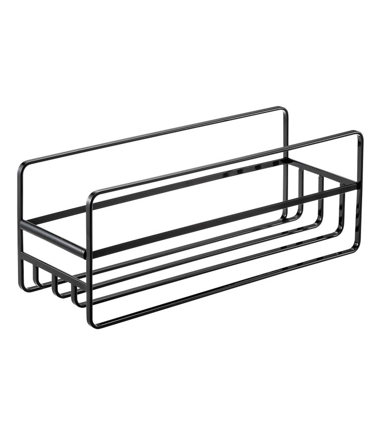 Glass And Mug Cabinet Organizer - Steel - Black