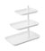 Jewelry And Accessory Trays - Steel - White