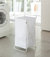 Laundry Hamper, 25" H - Steel - White