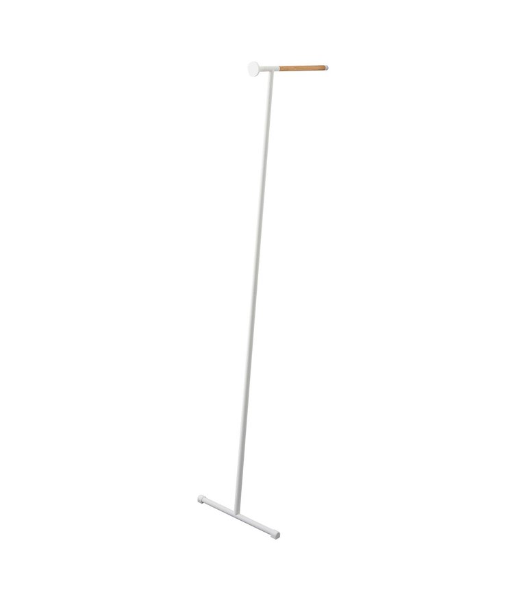 Leaning Clothes Hanger (64" H)  - Steel + Wood