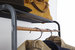 Leaning Coat Rack With Shelf, 63" H - Steel