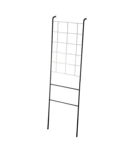 Yamazaki Home Leaning Ladder With Grid Panel, 63" H - Steel product