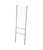 Leaning Ladder With Grid Panel, 63" H - Steel - Black