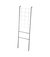 Leaning Ladder With Grid Panel, 63" H - Steel - Black