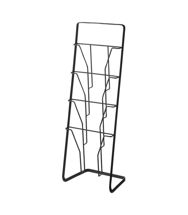 Magazine Rack - Steel - Black