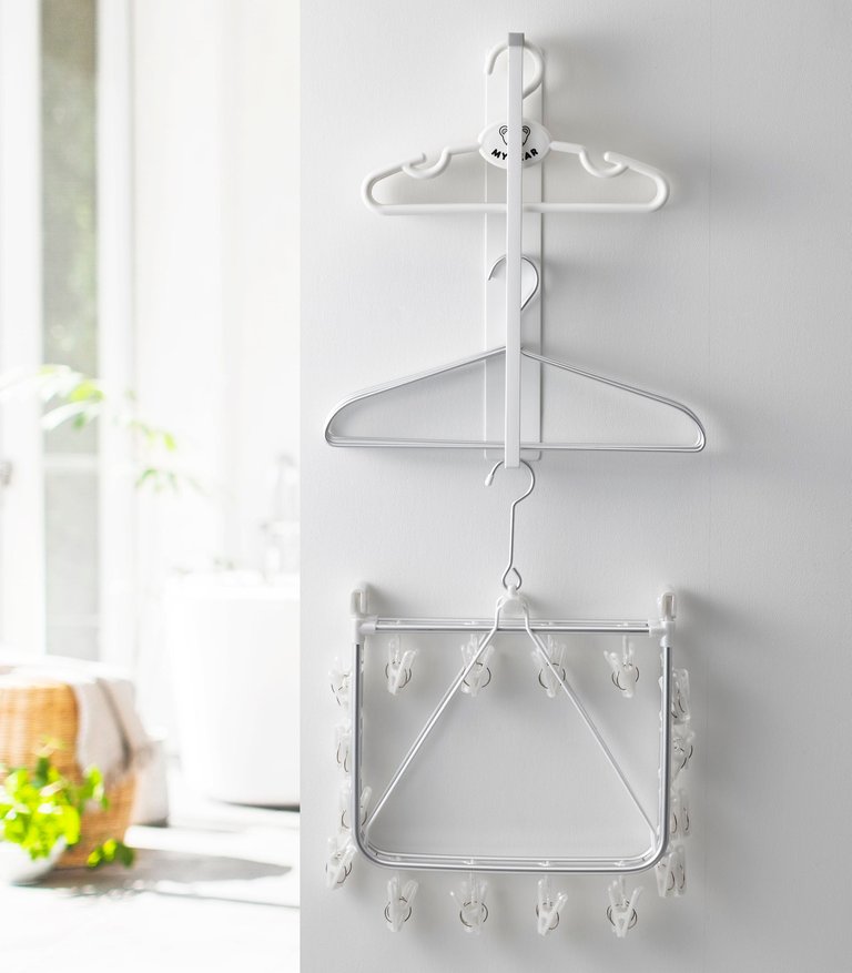 Yamazaki Black Smart Storage Space Up Hanger