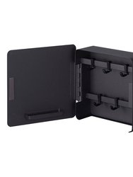 Magnetic Key Cabinet - Steel - Black