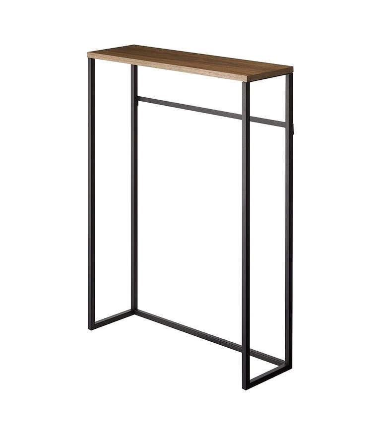 Narrow Entryway Console Table (32" H) - Steel - Black